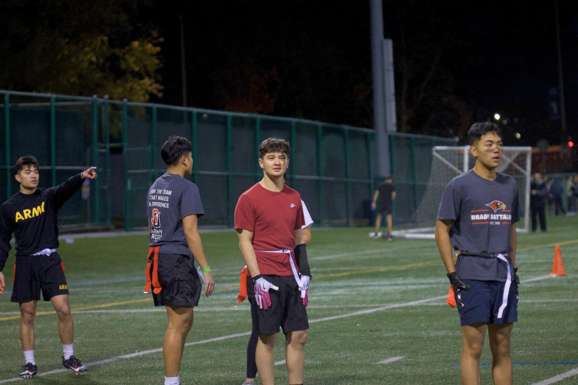 Cadets Flag football early morning