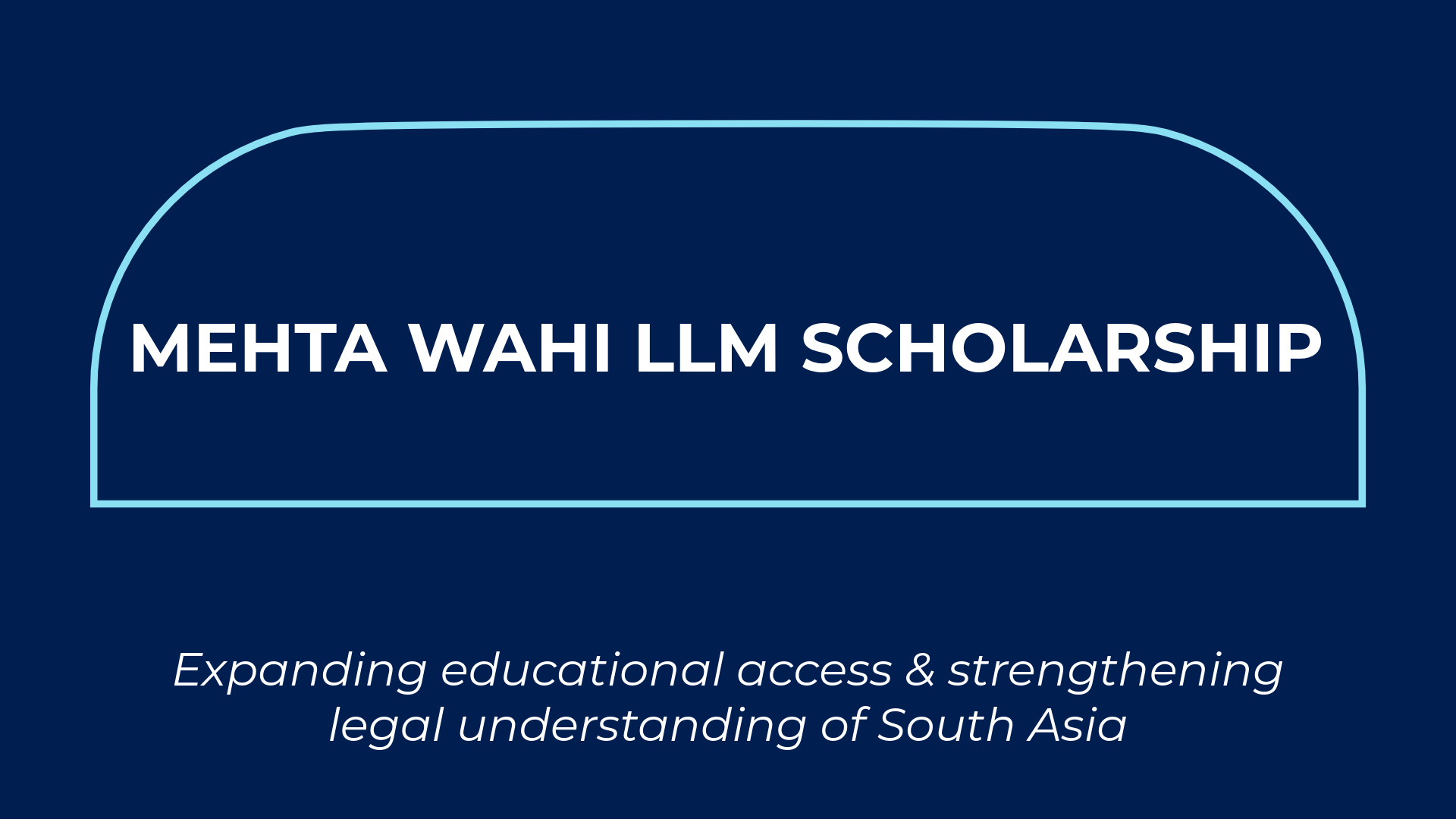 mehta wahi scholarship