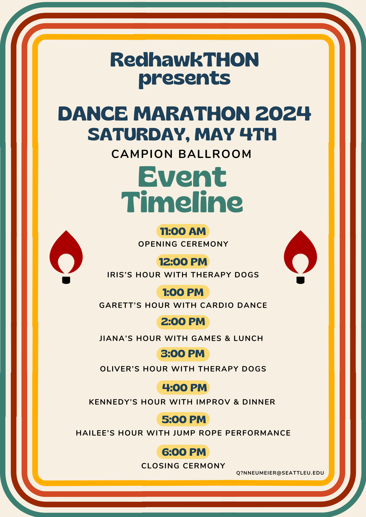 2024 Dance Marathon Timeline