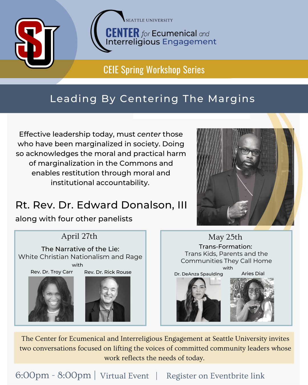 Leading By Centering The Margins - Flyer
