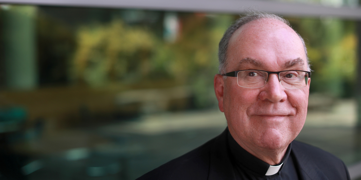 Father Steve Sundborg, president of Seattle University