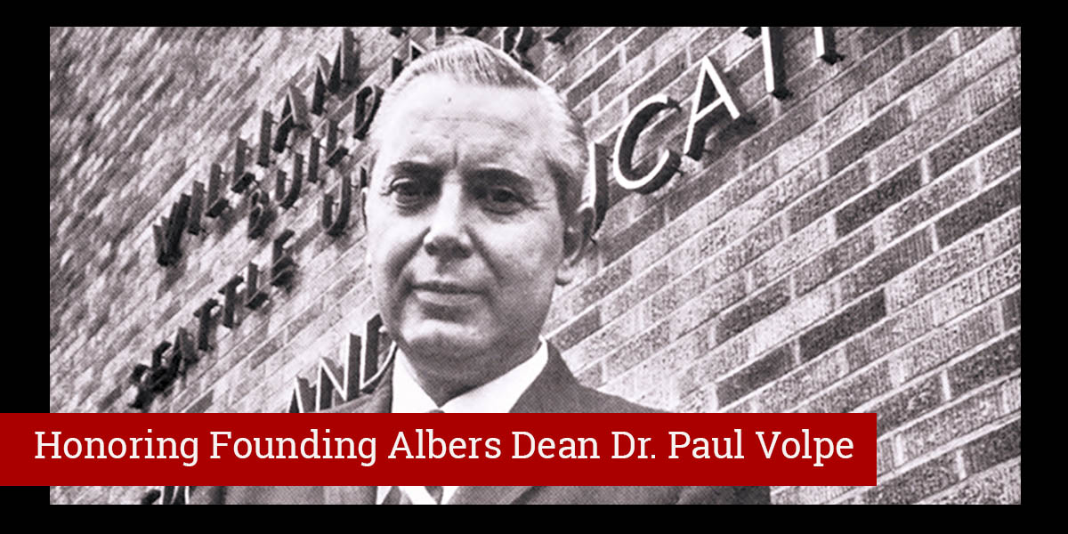 Graphic featuring Dr. Volpe with a banner of text.