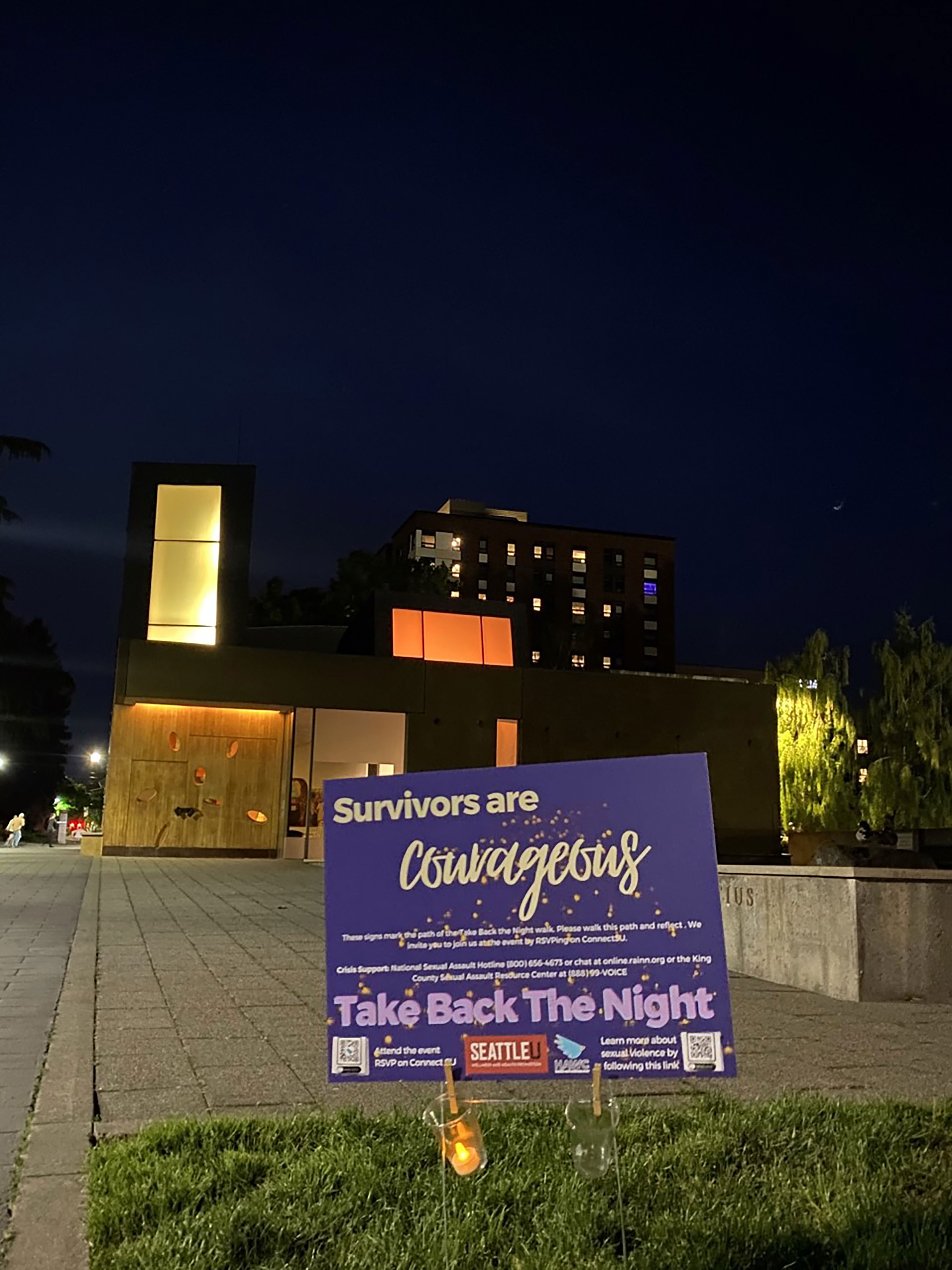 Take Back the Night 18 x 24 Coroplast Signs